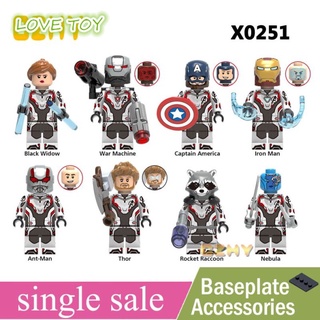 Nkodok Avengers Toys Endgame Lego Building Blocks Super Heroes Quantum Suit Minifigures Bricks Sets X0251