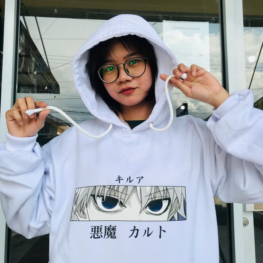 เสื้อฮู้ด Killua Eyes Hunter X Hunter