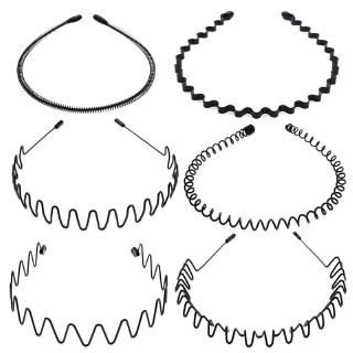ที่คาดผมโลหะ ทรงคลื่น 6 ชิ้น