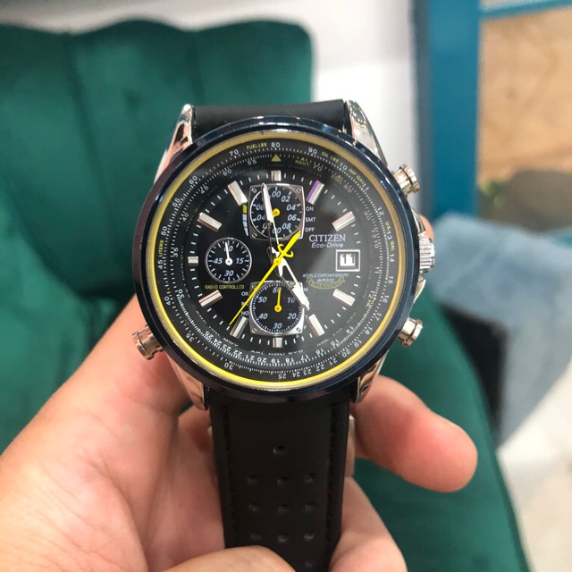 CITIZEN Men Quatz Watches Blue Angels World Chronograph Men Watch