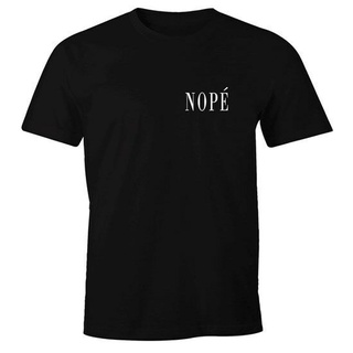 Nope เสื้อเบลาส์ สไตล์โมเดิร์น สําหรับผู้ชาย