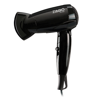 ราคาพิเศษ!! ไดร์เป่าผม ZAGIO รุ่น ZG-7555 กำลัง 1000 - 1200 วัตต์ สีดำ Hair Dryers