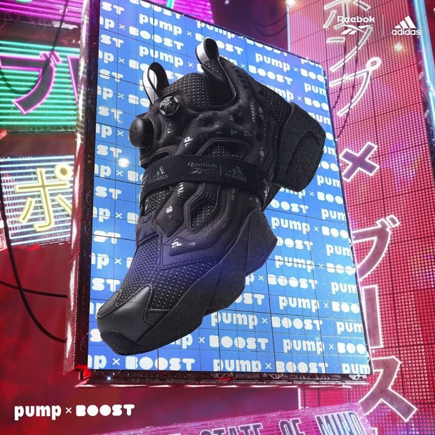 รองเท้าลำลอง Reebok x Adidas INSTAPUMP FURY BOOST 'Tripple Black'[ลิชสิทธิ์แท้ Reebok Thailand][รหัส : G57662 ]