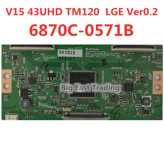 6870C-0571B บอร์ด Tcon Board 6870 C - 0571 B สําหรับทีวี T - Con Logic T - Con Uf 770 V 43 Uf7600 - Uj 43 Uf675 Ptp