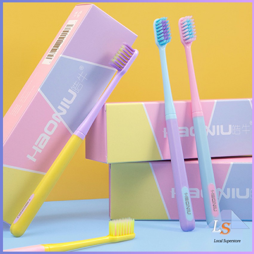 แปรงสีฟัน สีพาสเทล พร้อมส่ง ราคาต่อ ชิ้น สไตล์ญี่ปุ่น สวย น่ารัก น่าใช้ Ice cream toothbrush