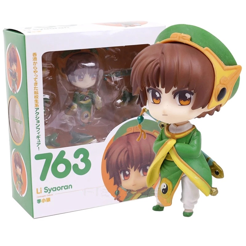 อะนิเมะการ์ด Captor Sakura Li Syaoran 763 รุ่น Q PVC Action Figure กล่อง