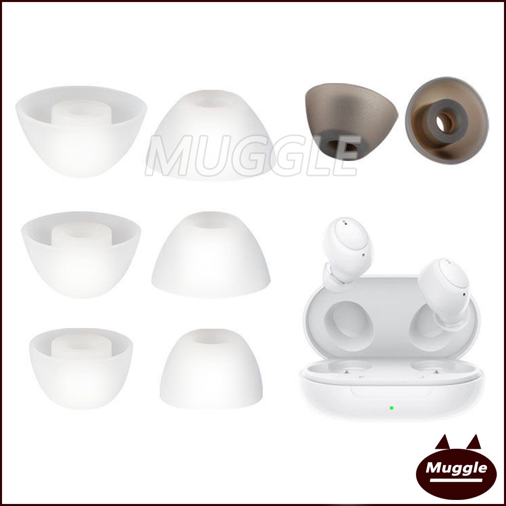 ที่อุดหู OPPO Enco Buds ear tips Silicone จุกหูฟังสำหรับ OPPO Enco Buds TWS Earbuds Ear Tips OPPO Enco Buds
