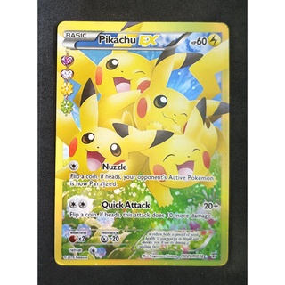 Pikachu EX RC29/RCR32 พิคาชู Pokemon Card Vivid Series ภาษาอังกฤษ