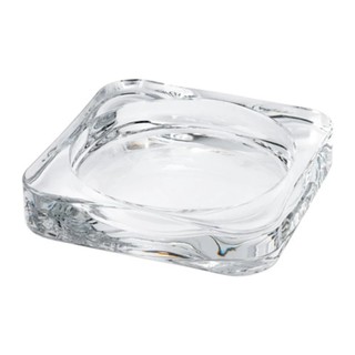 GLASIG จานรองเทียน Candle dish 10*10 cm (แก้วใส)