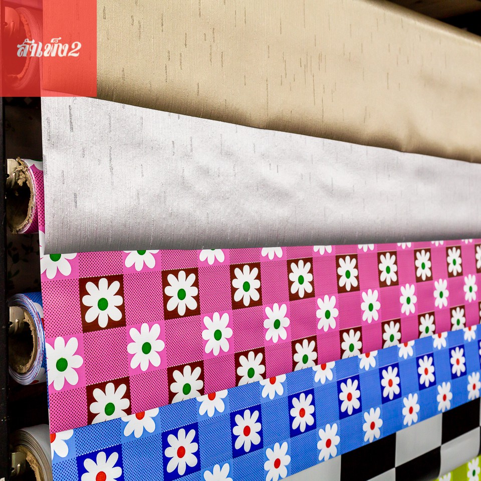 [ร้านสำเพ็ง2] ผ้าปูโต๊ะ PVC กันน้ำ ผ้ายางพลาสติกปูโต๊ะ ยี่ห้อ Meiwa (เมว่า) จากประเทศญี่ปุ่น