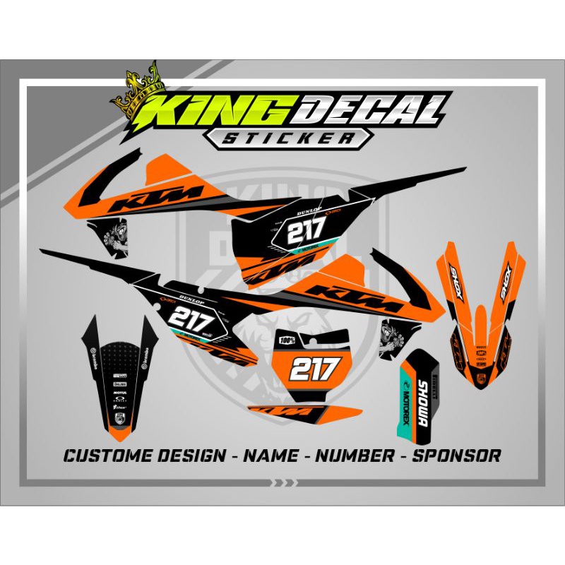 DECAL KTM 250 2017 DECAL KTM 250 SIXDAY DECAL KTM SIXDAY DECAL KTM 85