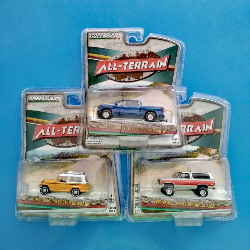 รถเหล็ก 1/64 GREENLIGHT ALL -TERRAIN | Shopee Thailand