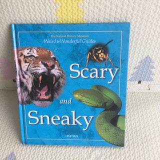 SCARY AND SNEAKY หนังสือความรู้ปกแข็ง(มือสอง)