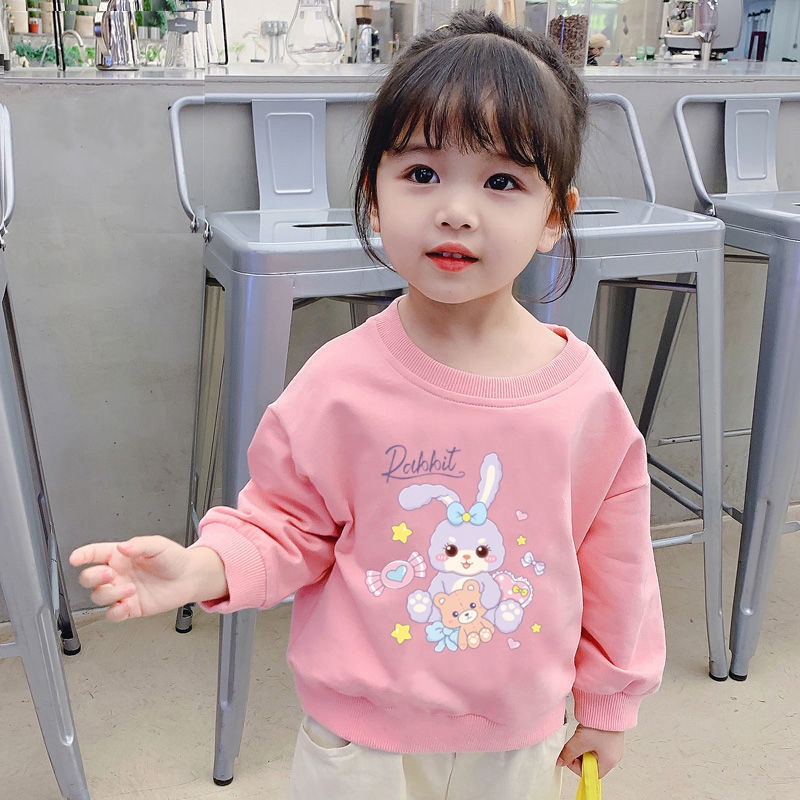 เสื้อกันหนาว แขนยาว ลายการ์ตูน StellaLou สําหรับเด็กผู้หญิง อายุ 0-8 ปี
