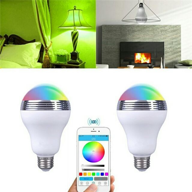 LED Speaker Bluetooth หลอดไฟอัจฉริยะ หลอดไฟลำโพงบูลทูธ