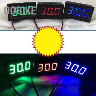 Oobike โวลต์มิเตอร์ดิจิทัล วัดแรงดันไฟฟ้า 0.56 นิ้ว 3 สาย หน้าจอ Led 0‐100V