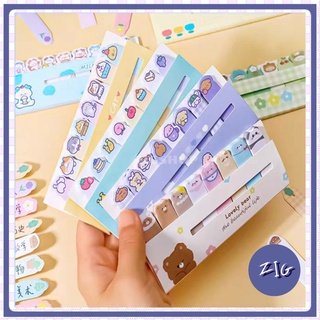 ZIGSHOP - สติ๊กเกอร์โน๊ต โพสอิท ขนาดเล็ก กระดาษโน๊ต คั่นหน้า