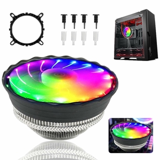 RGB LED CPU Cooler Fan Heatsink For Intel LGA1155 AM2+/FM1 /775/AMD4/AM3+ Socket J1G2