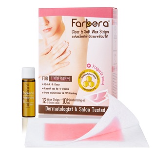 Farbera Clear &amp; Soft Wax Strips (For underarm)