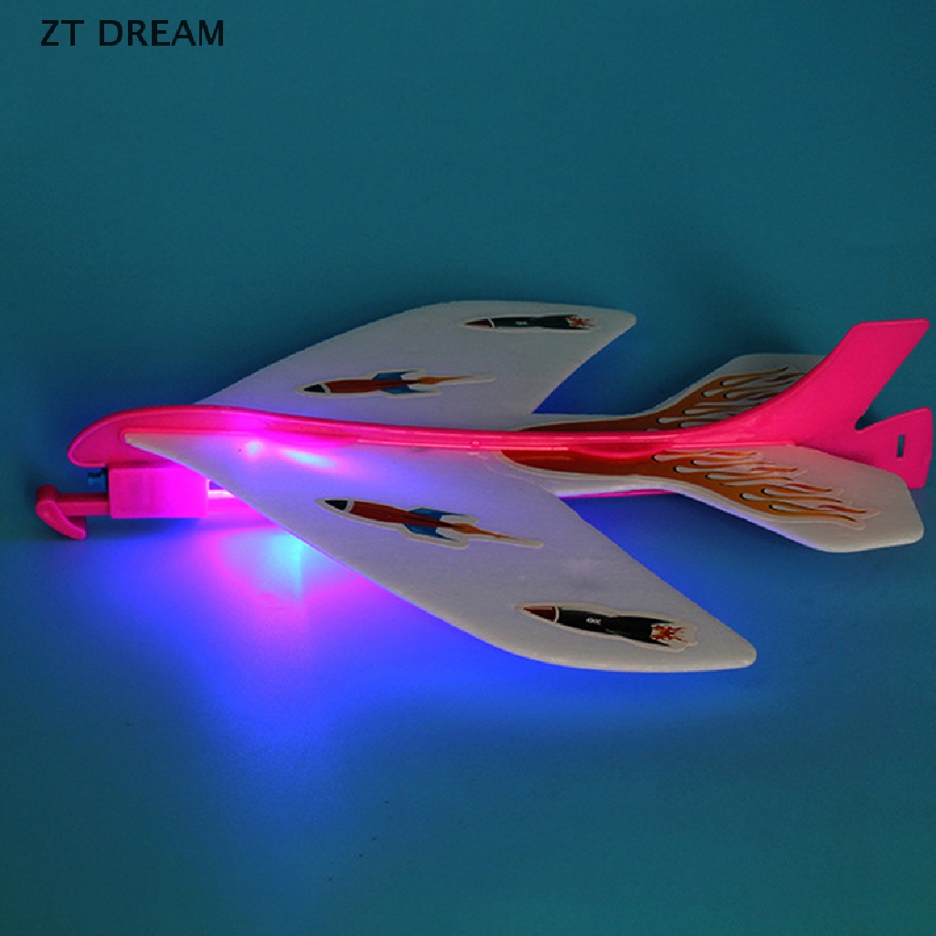 ZTD Foam Glider Slingshot Airplane Model Toys Rubber Band Aircraft Outdoor Game 07