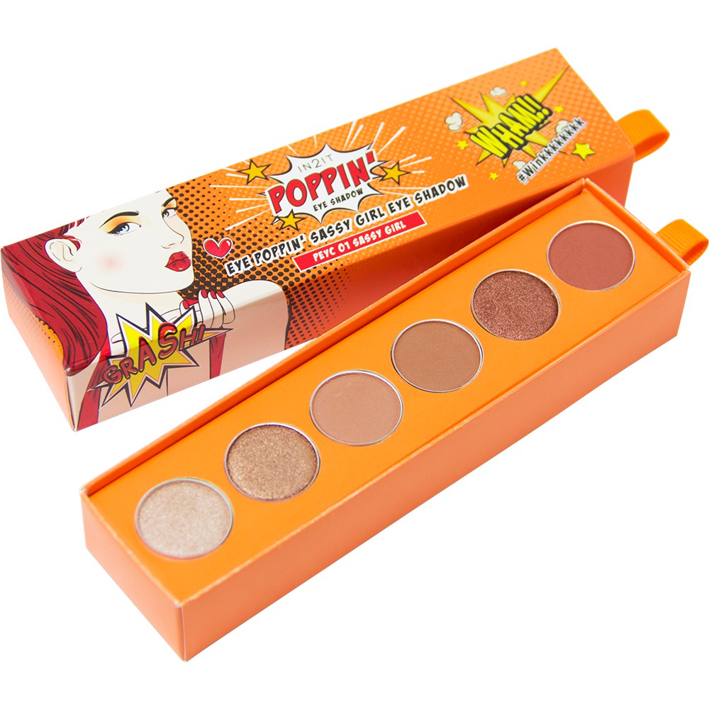 ญี่ปุ่น เครื่องสําอางแบรนด์เกาหลี IN2IT poppin shadow PEYC01