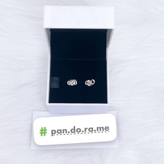 แถมกล่อง Sparkling Infinity Stud Earrings Pandora