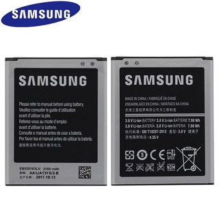 Original เปลี่ยนแบตเตอรี่ EB535163LU 2100mAh สำหรับ Samsung I9082 Galaxy Grand DUOS I9080 I879 I9118 Neo + i9168 i9060