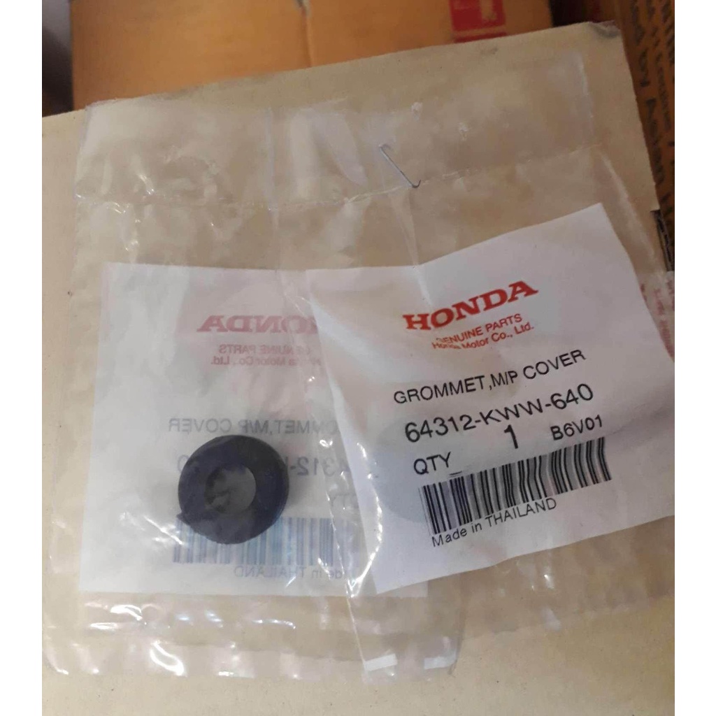 64312-KWW-640/2ยางกันสะเทือนฝาครบตัวถังแท้ เวฟ,ดรีม,super cub(1คู่),หมายเลข3