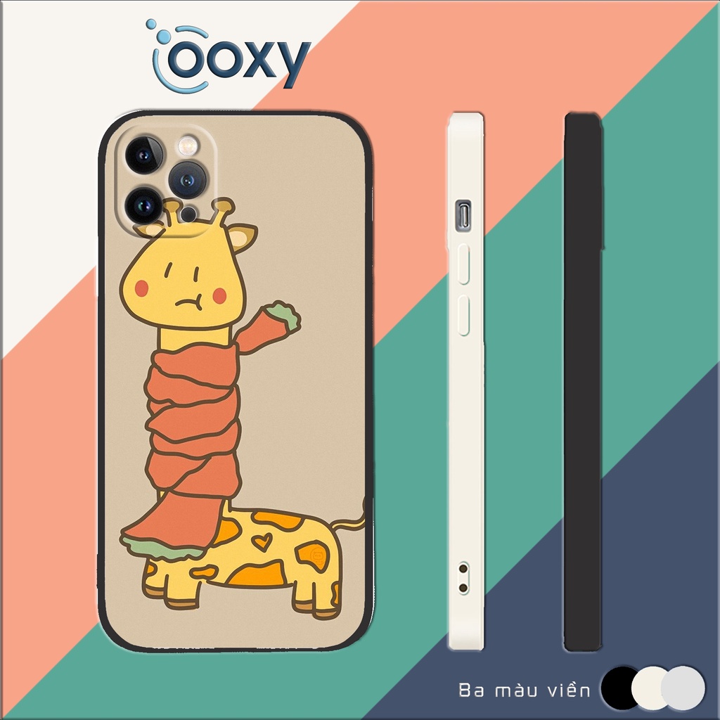 OXY น่ารักคอเต่ายืดหยุ่นกรณี Iphone 6 7 8 Plus 11 12 13 PRO PROMAX X Xr SE LRT20218720
