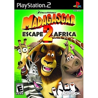 แผ่นเกมส์ Play Station2 PS2 Madagascar Escape 2 Africa ( 1 DVD )