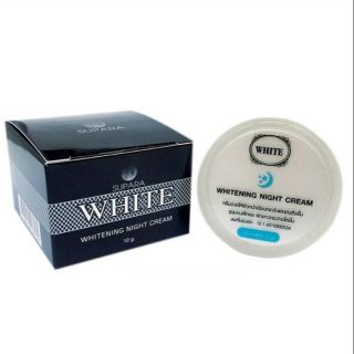 White Essence Night Creamไวท์เอสเซนส์ ครีมสูตรกลางคืน ขนาด 10 กรัม(กล่องดำ)