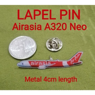 เข็มกลัดโลหะ A320NEO Lapel pin Airasia Airbus A320