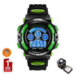SMAEL นาฬิกาข้อมือเด็ก Sport Digital LED รุ่น SM0508 (Black/Yellow)