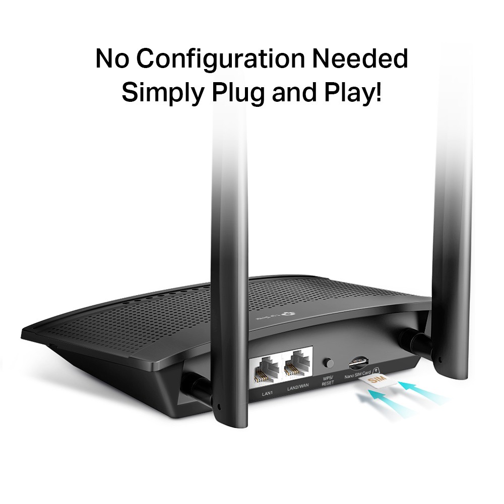 รับ 10% Coins โค้ด SPCCB6KY1W | TP-LINK TL-MR100 300 Mbps Wireless N 4G LTE Router