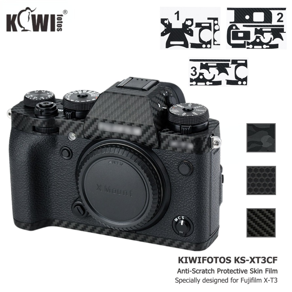 Kiwi XT3 สติกเกอร์ฟิล์ม ป้องกันรอยขีดข่วน 3M ไม่ตกค้าง สําหรับตัวกล้อง Fujifilm Fuji X-T3 XT3