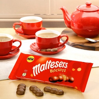 Maltesers Biscuits 110g มอลทีเซอร์ บิสกิตสอดไส้รังผึ้งเคลือบช็อกโกแลตนม 110กรัม