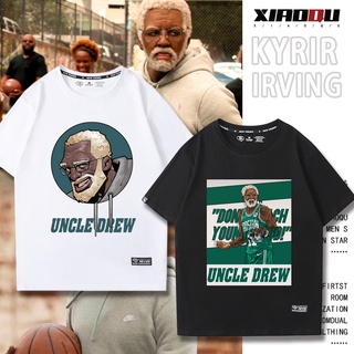 【HOT SALE】เสื้อยืดแขนสั้น ผ้าฝ้าย พิมพ์ลาย Uncle Kyrie Owen Drew แฟชั่นฤดูร้อน สําหรับผู้ชาย และผู้หญิง