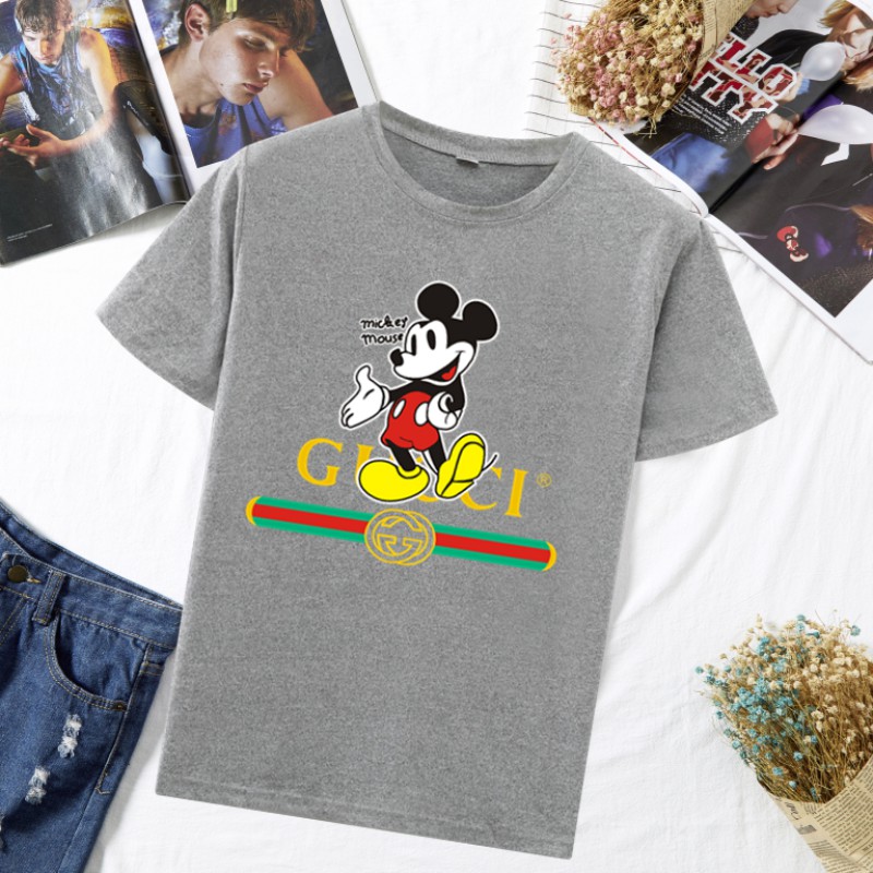 BK-03 Mickey mouse เสื้อยืดแขนสั้นขายดีพิมพ์ลายการ์ตูนมิกกี้เมาส์กูชชี่ มี 7สีให้เลือก ไซส์ไม่เล็ก (