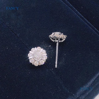 Fancy Dainty Cubic Zirconia ต่างหูสตั๊ด สําหรับผู้หญิง