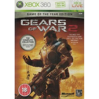 แผ่น XBOX 360 : Gears of War 2  ใช้กับเครื่องที่แปลงระบบ JTAG/RGH