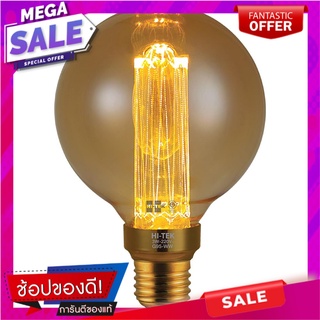 หลอด LED HI-TEK RETRO G95 3 วัตต์ E27 WARMWHITE หลอดไฟ LED LED BULB HI-TEK RETRO G95 3W E27 WARMWHITE