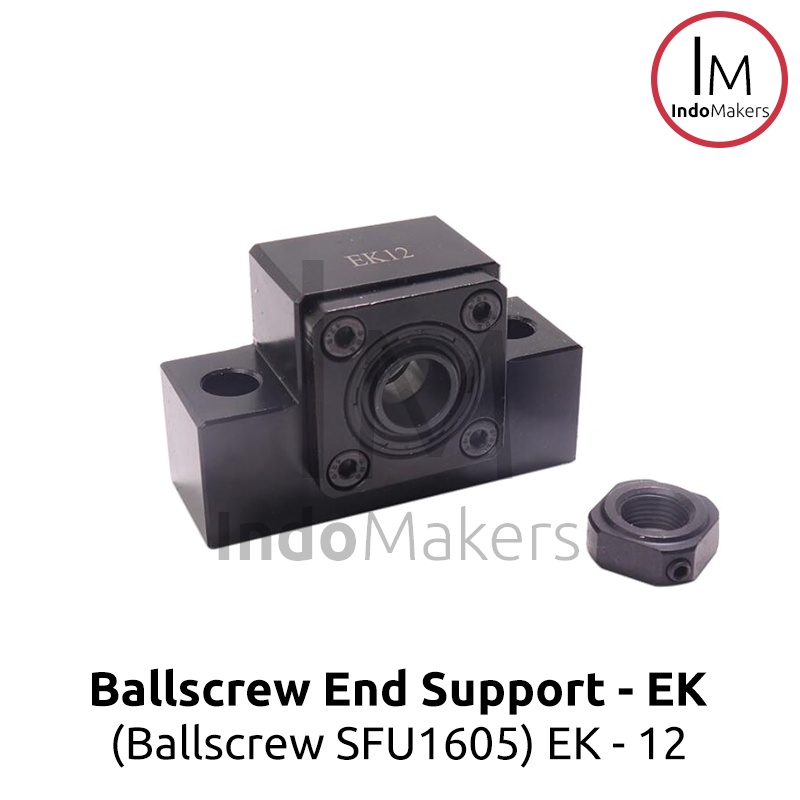 EK12 / EK 12 Ballscrew SFU1605 / SFU 1605 End Support 12mm