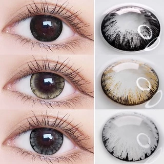 （COD）0.00-5.50คอนแทคเลนส์สีคู่ขนาดเส้นผ่านศูนย์กลาง 14-14.5MM ปริมาณน้ำ 38% สั้น -1.00 ถึง -5.50
