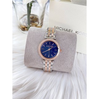 MICHAEL KORS Ladies Mini Darci Blue Mother of Pearl Dial Watch