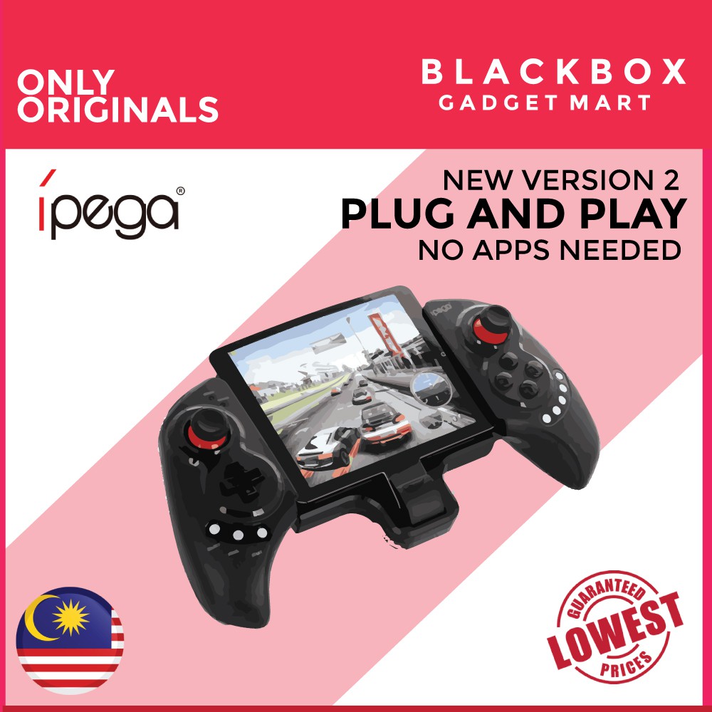 IPEGA PG-9023S PG9023S ใหม่รุ่น 2 ปลั๊กและเล่น PUBG Controller Gamepad บลูทูธ 4.0 จอยสติ๊กสําหรับ iO