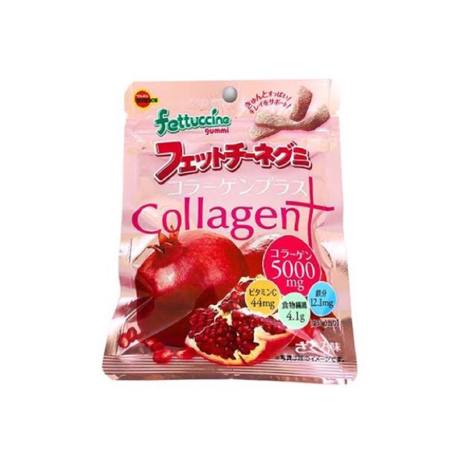 พร้อมส่ง!! เยลลี่รสเปรี้ยวเคี้ยวเพลิน เส้นแบนคลุกน้ำตาลจากญี่ปุ่น Fettuccine Gummy ( 50g.)