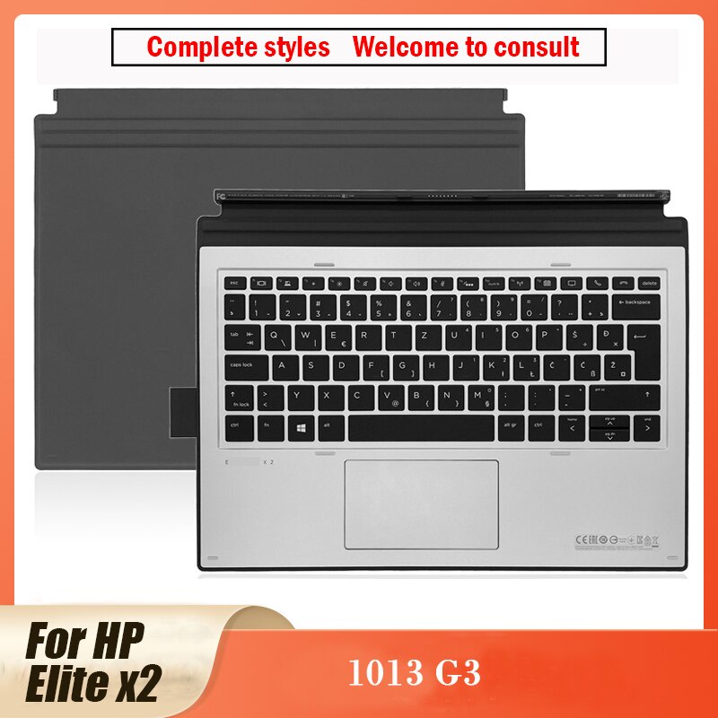 ใหม่สําหรับ HP Elite x2 1013 G3 Upper Top Case Palmrest พร้อมคีย์บอร์ด Palmrest พร้อมคีย์บอร์ด C ปกฝ