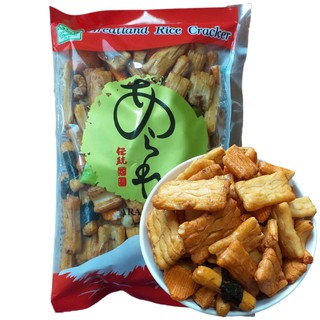 ข้าวอบกรอบปรุงรส ข้าวพันสาหร่าย ขนมญี่ปุ่นอบกรอบปรุงรส Greatland Rice Cracker Arare Mix ขนาด 150 กรัม