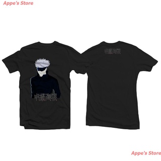 【ผ้าฝ้ายแท้】Appes Store 2022 Jujutsu Kaisen - Satoru Gojo เสื้อยืดลําลองแฟชั่นสําหรับ Unisex แขนสั้นพิมพ์ลาย Anime ขนาด