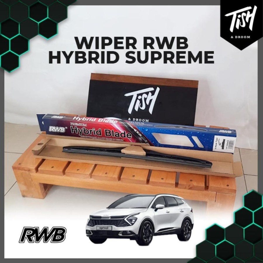 ที่ปัดน้ําฝน Sportage Gen5 NQ5 2021 Hybrid RWB Supreme 2 ชิ้น